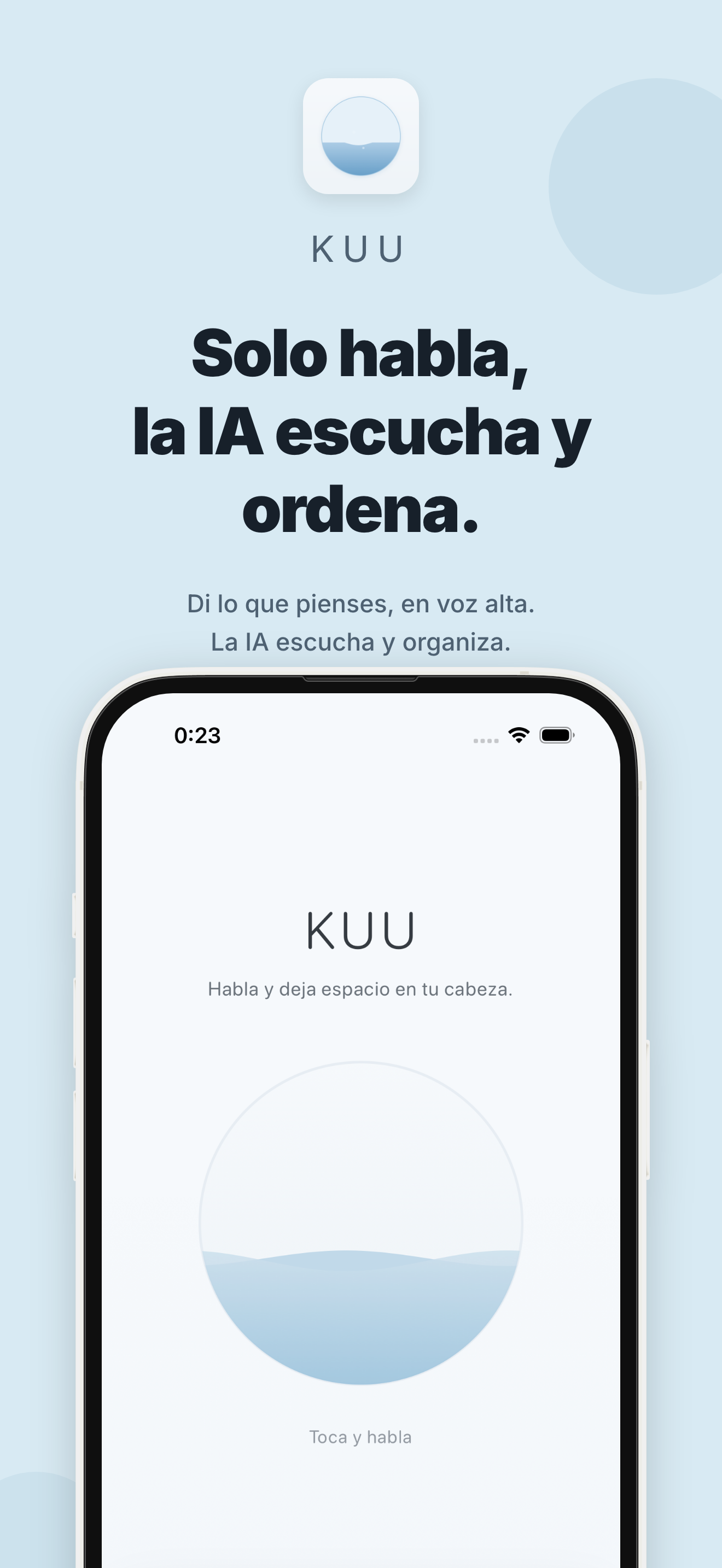 Pantalla de KUU 1