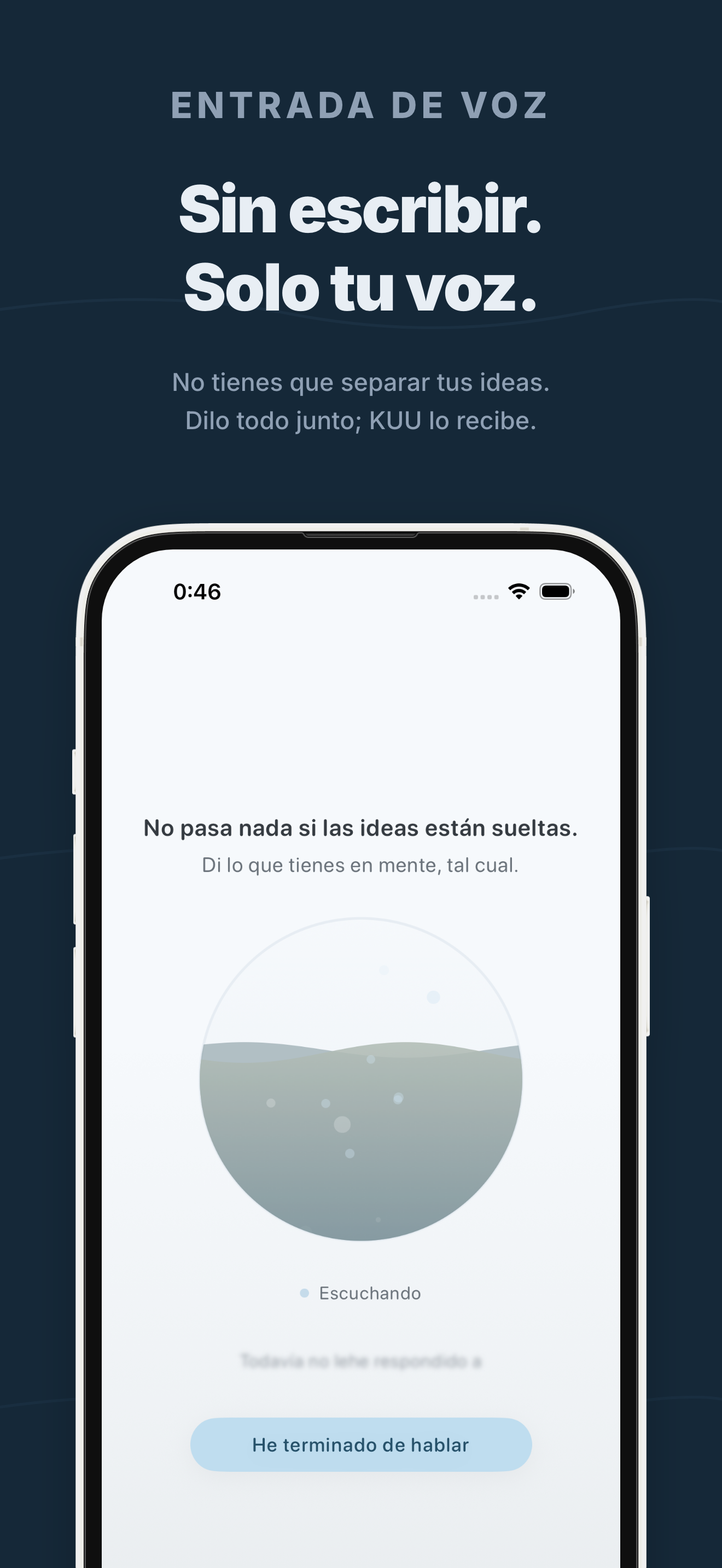 Pantalla de KUU 2