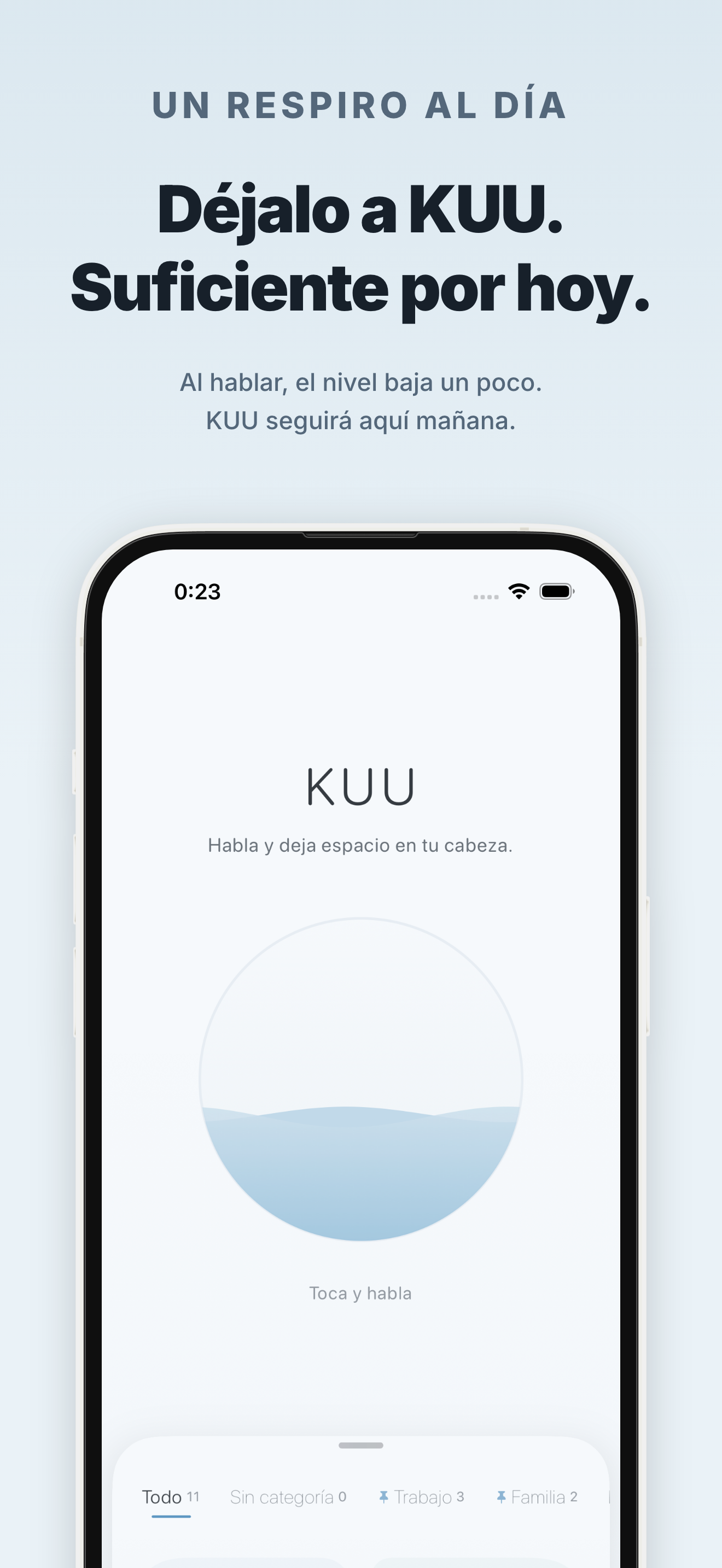 Pantalla de KUU 8